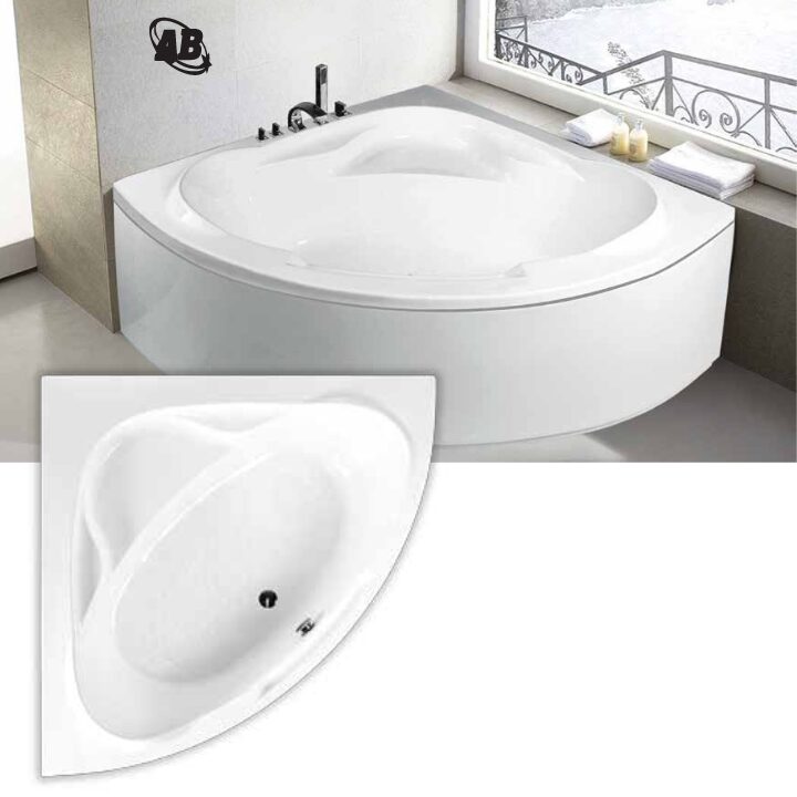 free standing corner bath