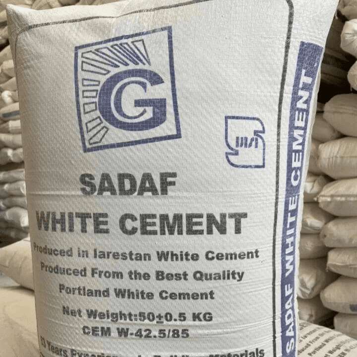 sadaf white cement