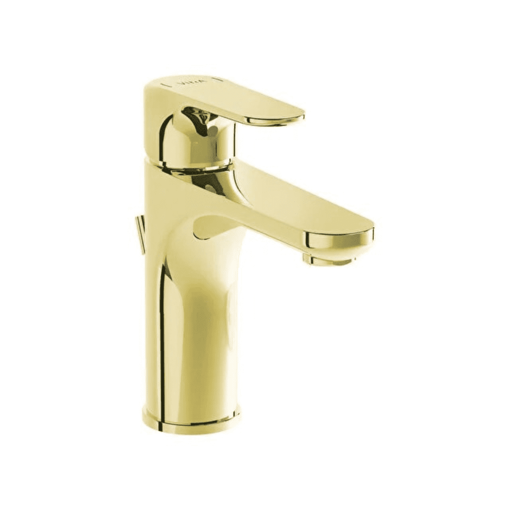 Gold color washbasin mixer