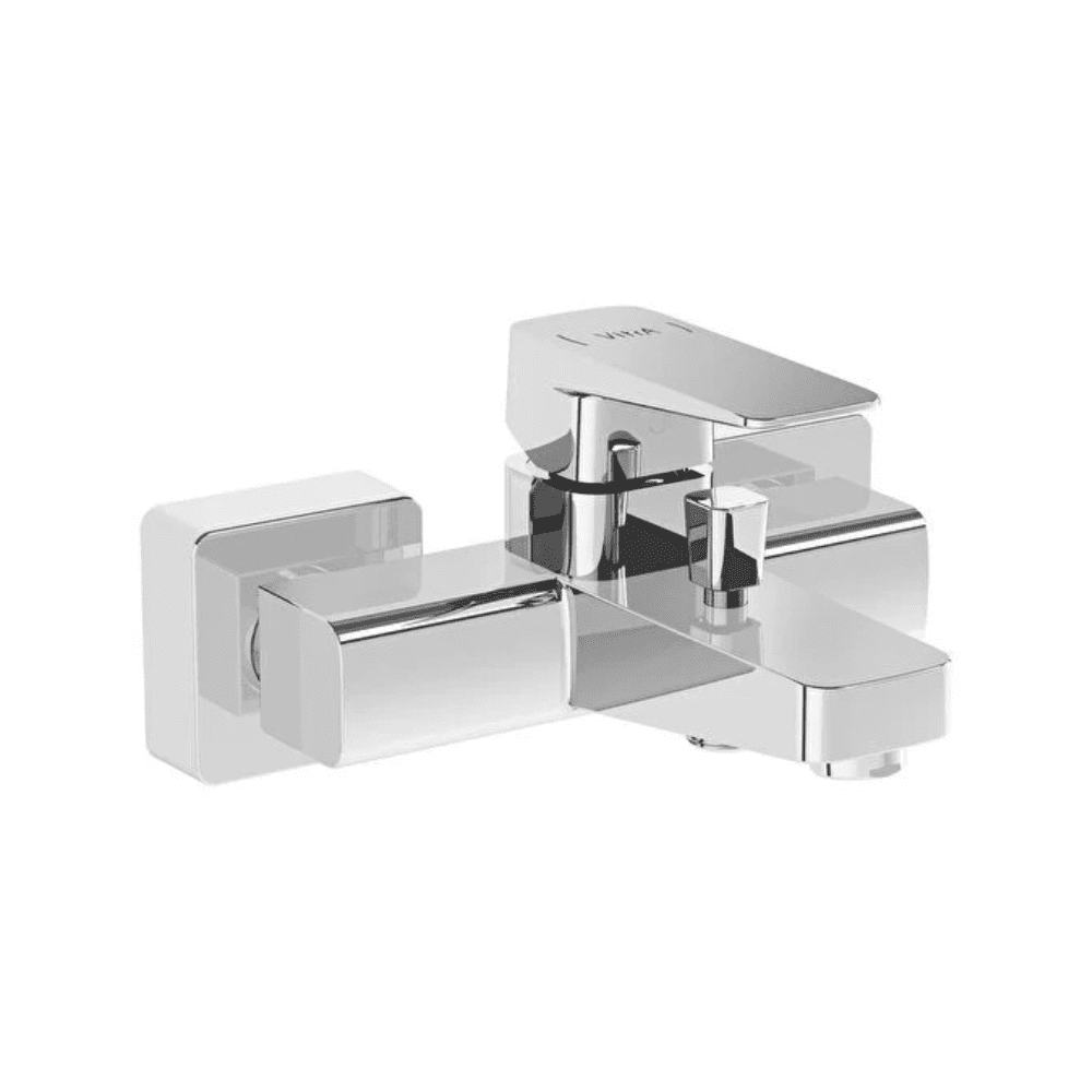 Wall mounted bath mixer