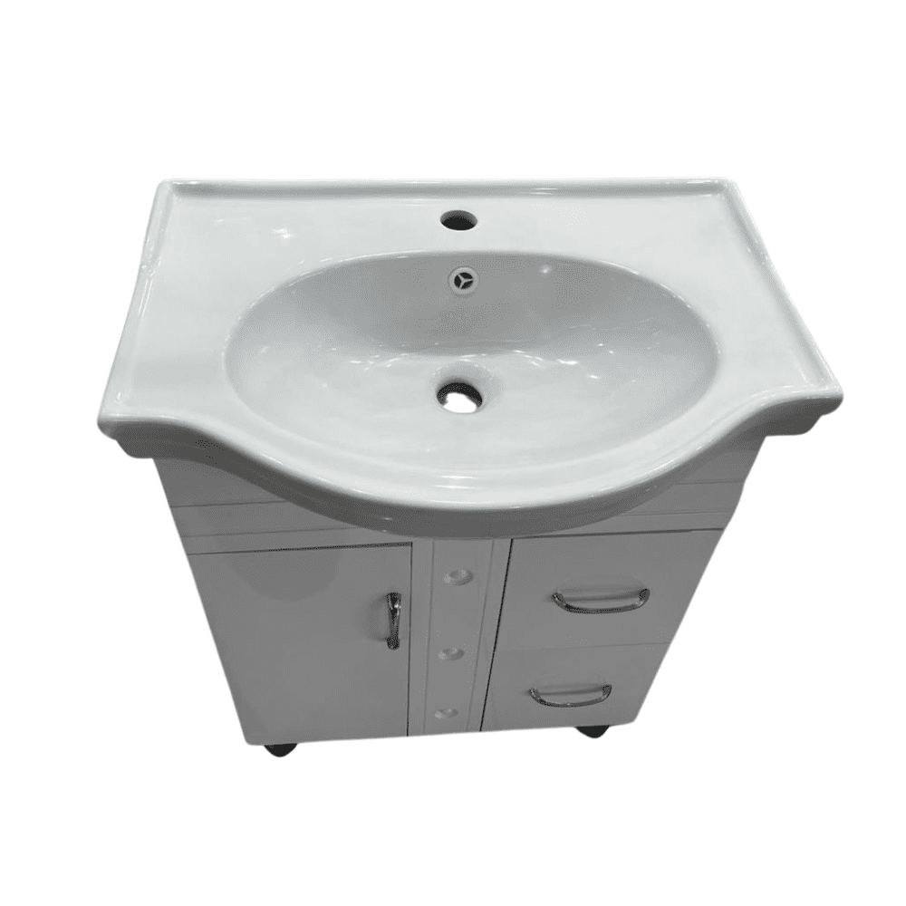 Washbasin cabinet white