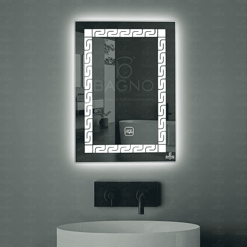 LED mirror 70x50cm