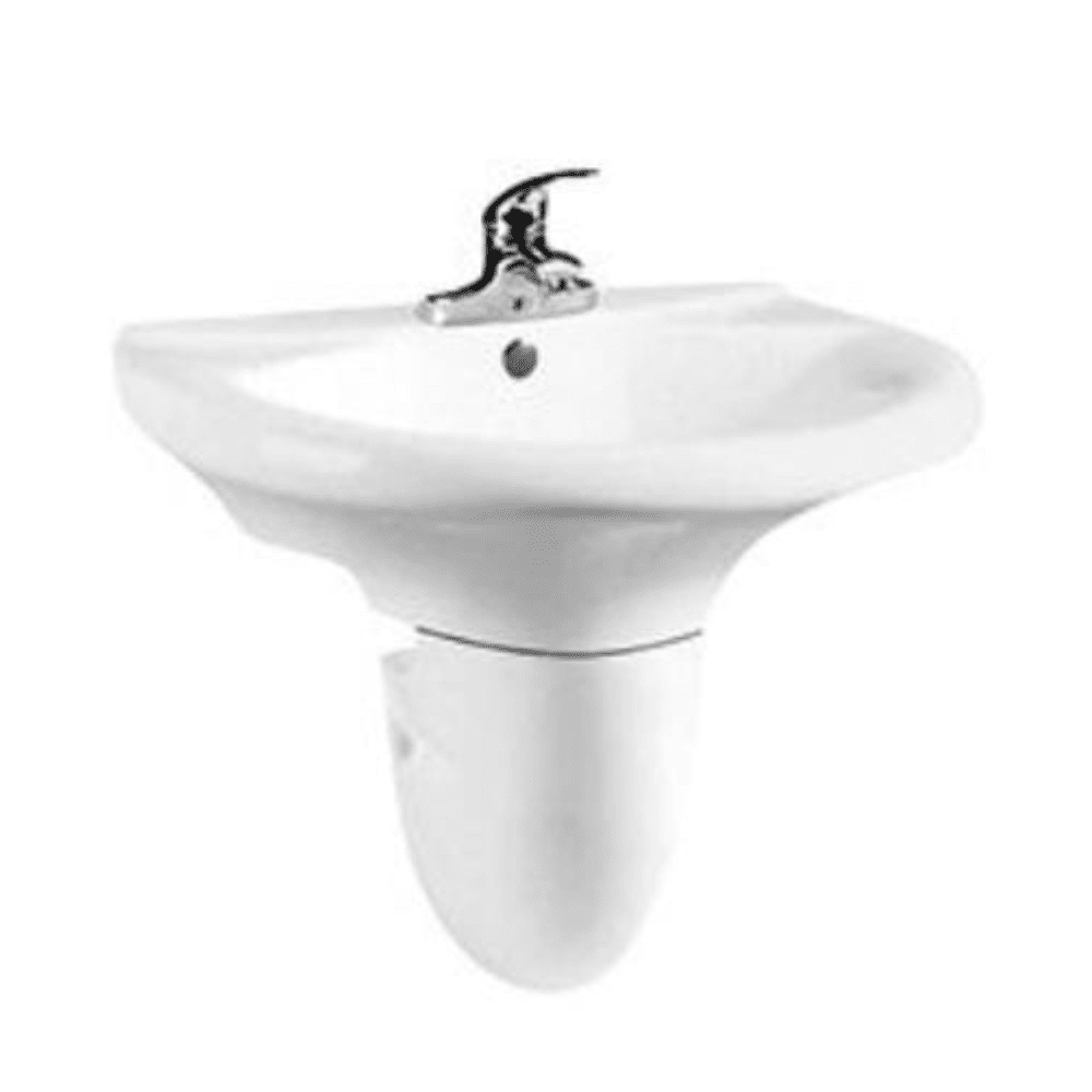 Wall hung washbasin 66x51x55cm