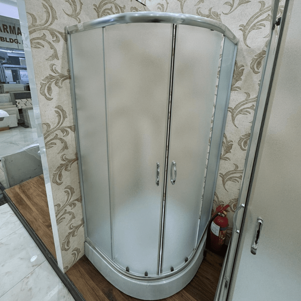 Shower enclosure frozen design