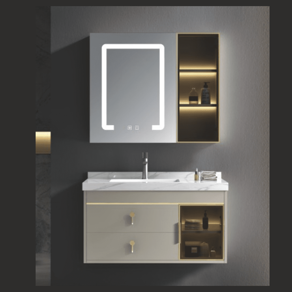 Bathroom mirror cabinet