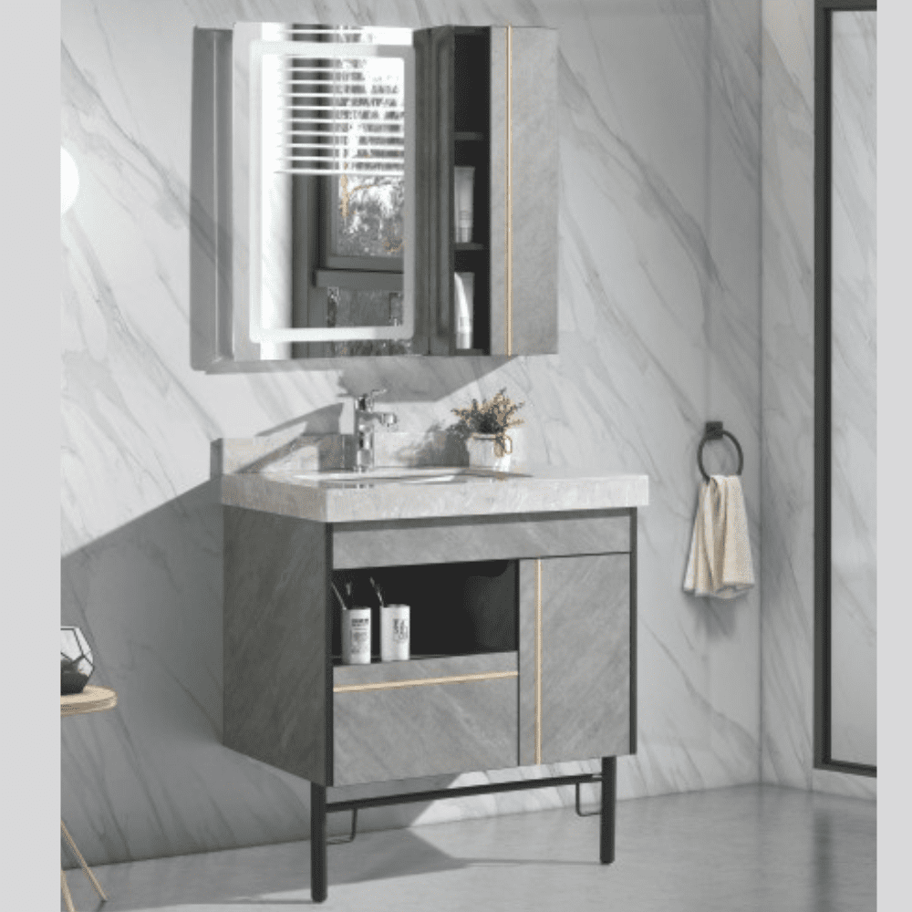 bathroom cabinet stylish mirror