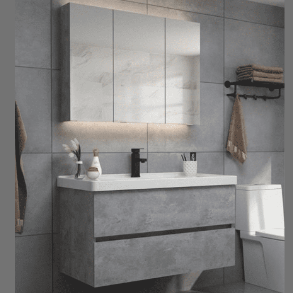 bathroom cabinet with storage