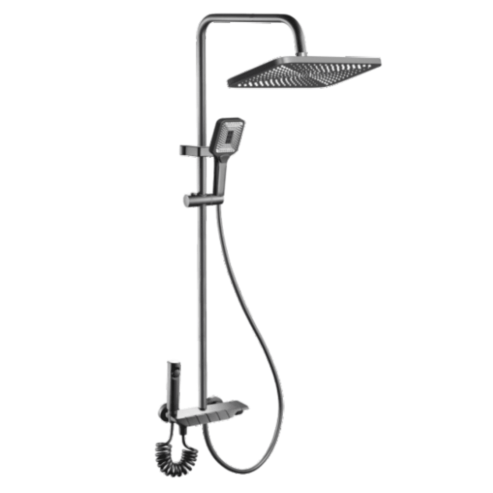 Gun grey shower set