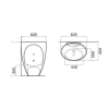 Floor standing wall mounted wash basin for mazjid with leg wash