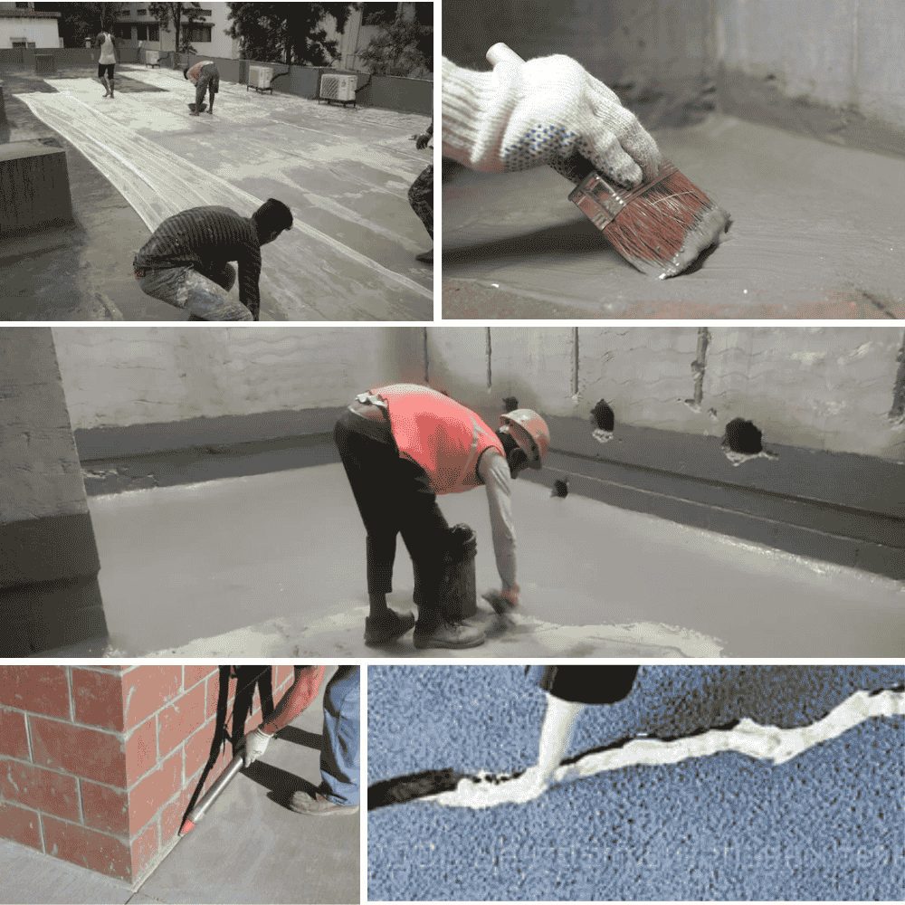 Cementitious Concrete Roof Waterproofing